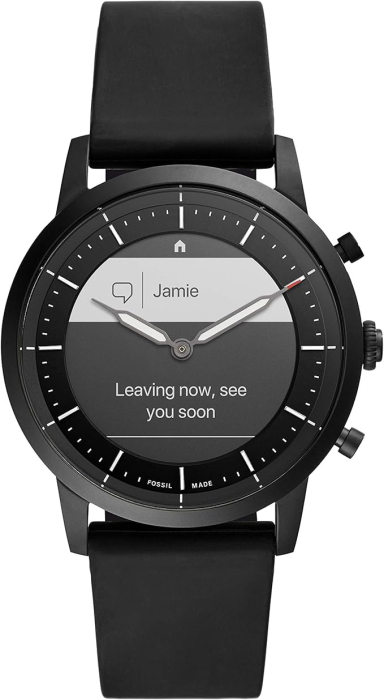 Ceas inteligent Fossil Hybrid HR Collider, negru [11]