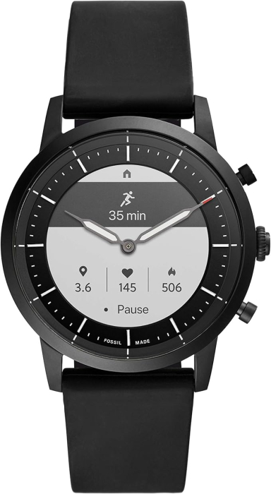 Ceas inteligent Fossil Hybrid HR Collider, negru [12]