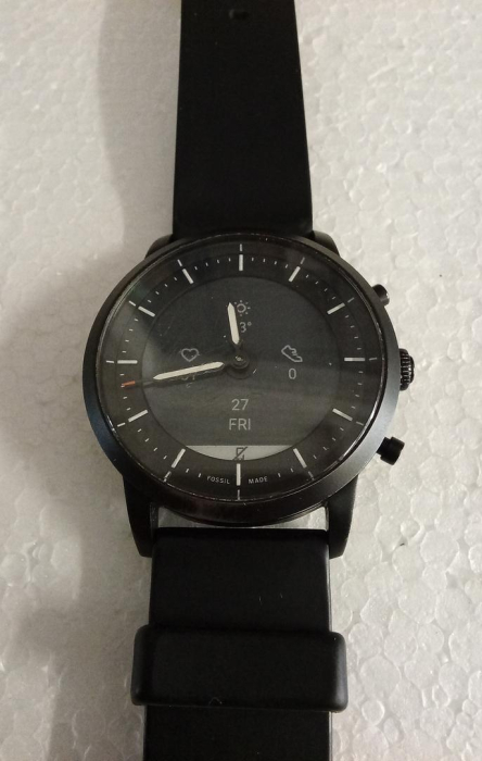 Ceas inteligent Fossil Hybrid HR Collider, negru [5]