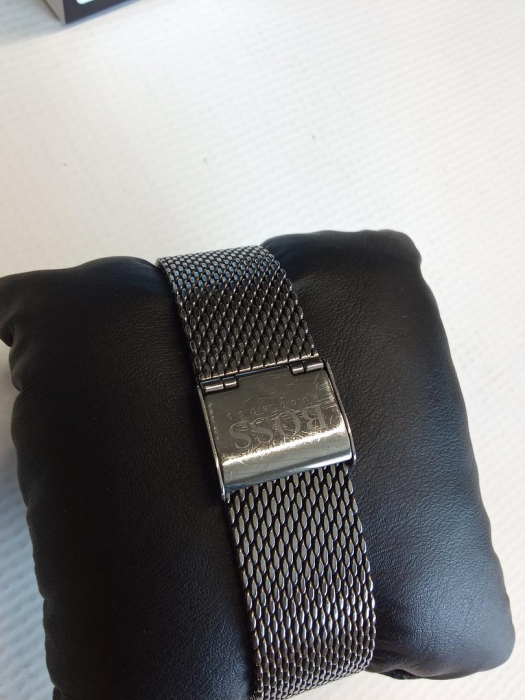 Ceas pentru bărbați cu cuarț cronograf BOSS Colecția Associate cu brățară din oțel inoxidabil [3]