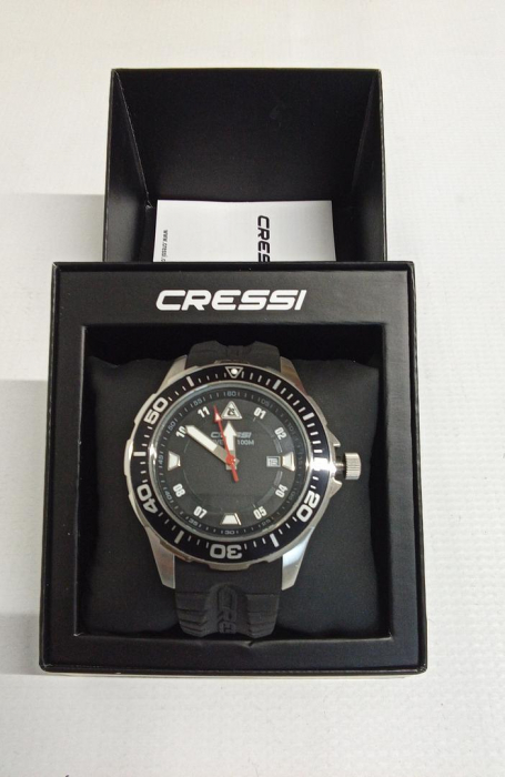 Ceas profesional pentru scufundari cu quartz unisex pentru adulți Cressi Manta 100 m/10 ATM [2]