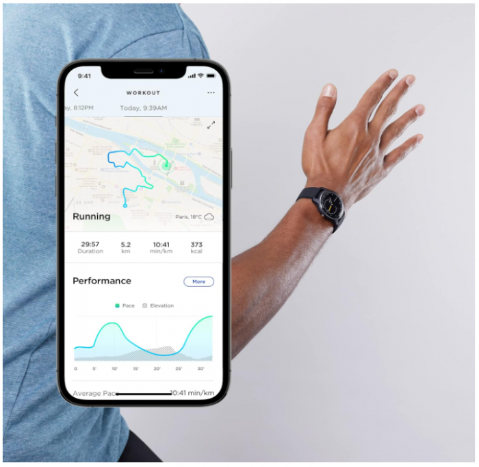 Ceas smartwatch Withings Move ECG, Negru [7]