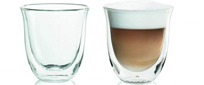 Set 2 pahare/cești de cappuccino DELONGHI 5513284161, 270 ml [1]
