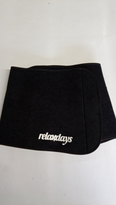 Centura abdominala Relaxdays pentru antrenament cu cerc Hula Hoop, 90 cm, negru/roz [2]