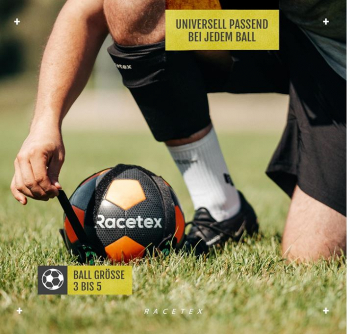 Centura de antrenament pentru fotbal Racetex, lungime reglabila [4]