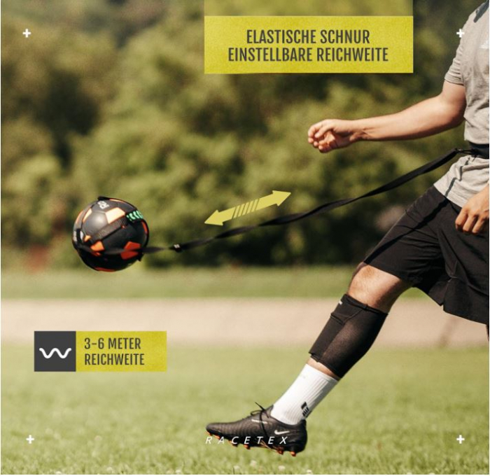 Centura de antrenament pentru fotbal Racetex, lungime reglabila [7]