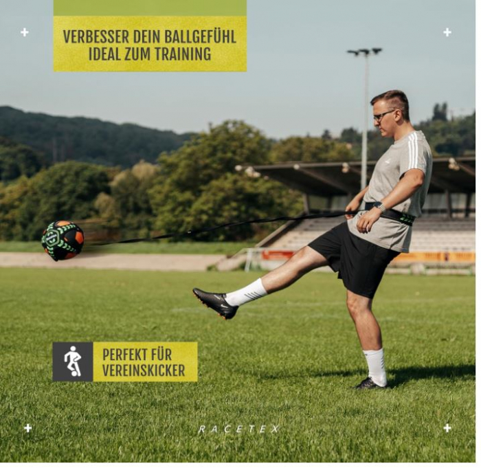 Centura de antrenament pentru fotbal Racetex, lungime reglabila [5]