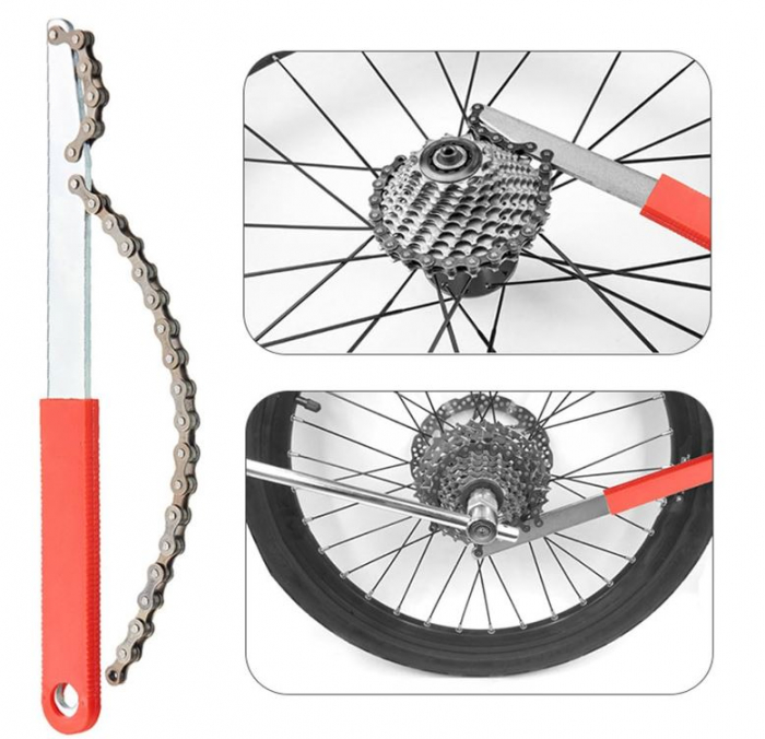 Cheie cu lant demontare pinion BOBISHE, 29.5 cm [7]