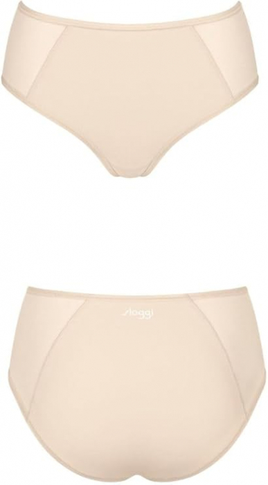 Chilot clasic cu talie inalta pentru femei Sloggi Soft Adapt High Waist Maxi, bej, S [4]