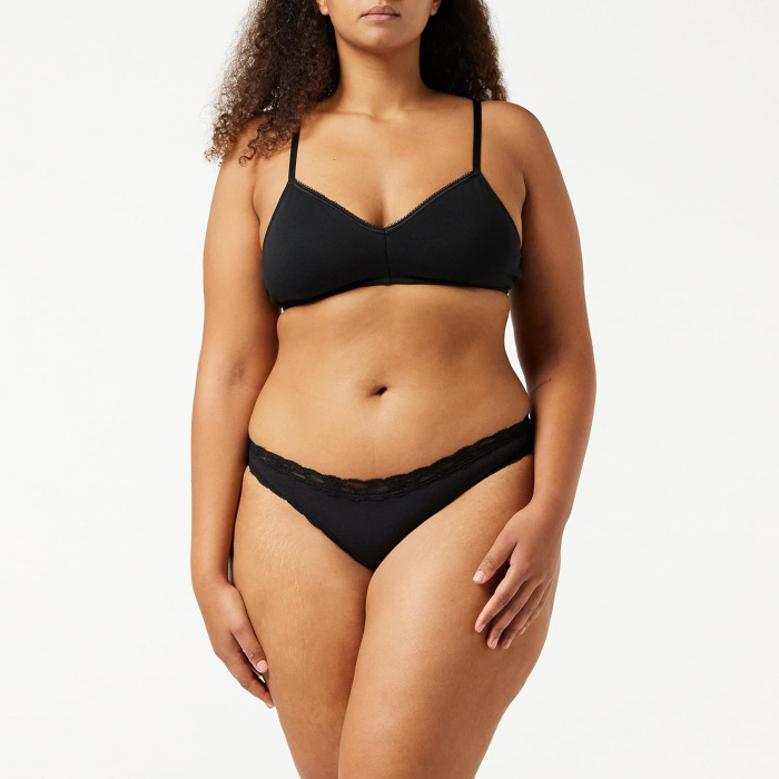 Chiloti dama Tanga Iris & Lilly din bumbac, pachet de 5, Marimea 3XL [4]