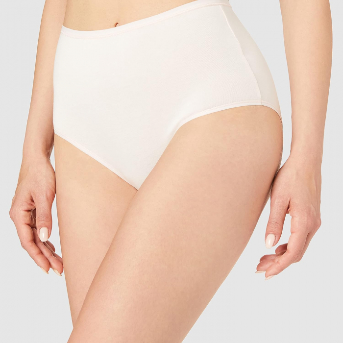 Chiloti de damă cu talie înaltă Iris & Lilly din bumbac, pachet de 5, Marime XXL (46) [3]