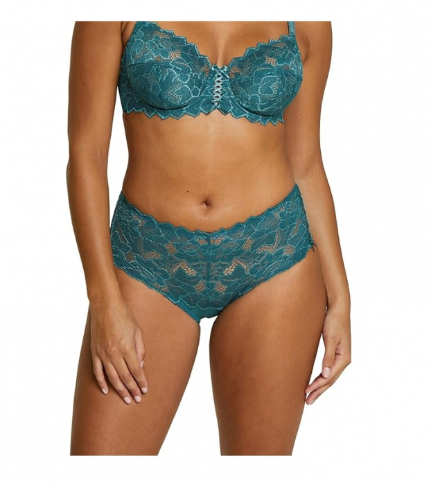 Chiloti de dama SANS COMPLEXE, dantela elastica, verde, 36/38 [1]