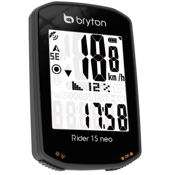Ciclocomputer pentru bicicleta Bryton Rider 15 Neo E, negru [6]
