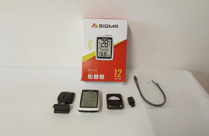 Ciclocomputer SIGMA SPORT BC 12.0 WL, alb [2]