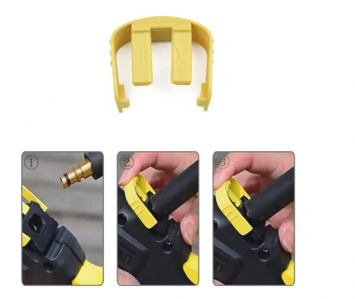 Clemă pentru lance (pistol) apart de spalat cu presiune, KARCHER 5.037-333.0, K2, K3 [3]