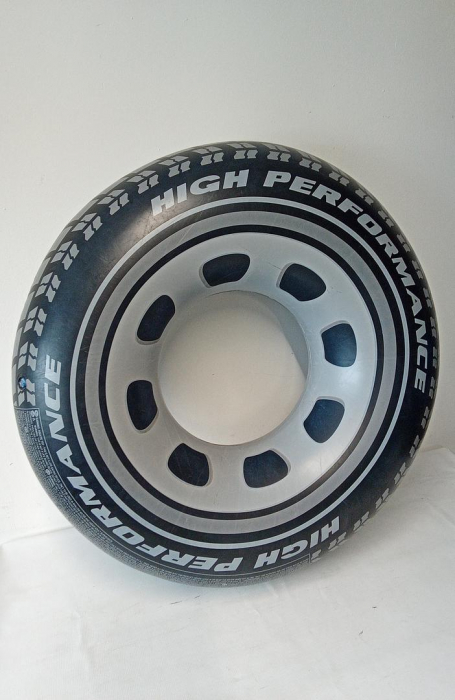 Colac de inot Intex Giant Tyre, model roata de masina, 91 cm [3]