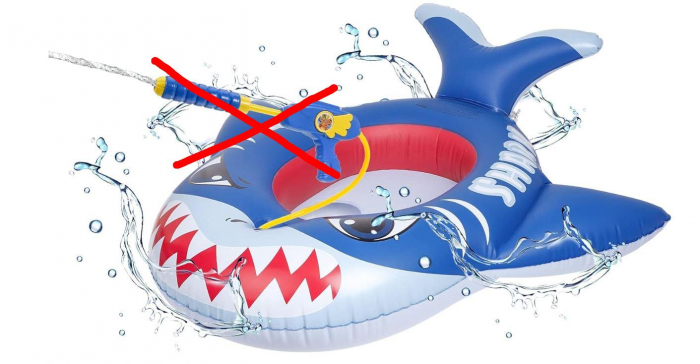 Colac de înot Olyee, pentru copii cu vârsta între 2-10 ani, rechin [3]