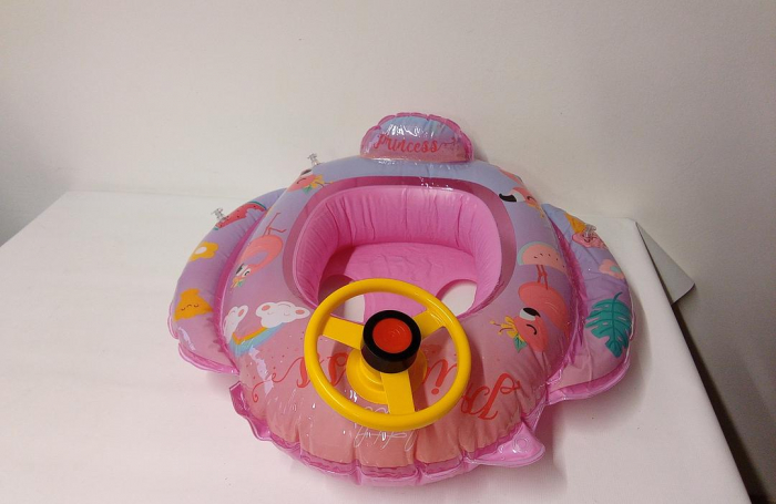 Colac de înot pentru bebeluși, model de flamingo [3]