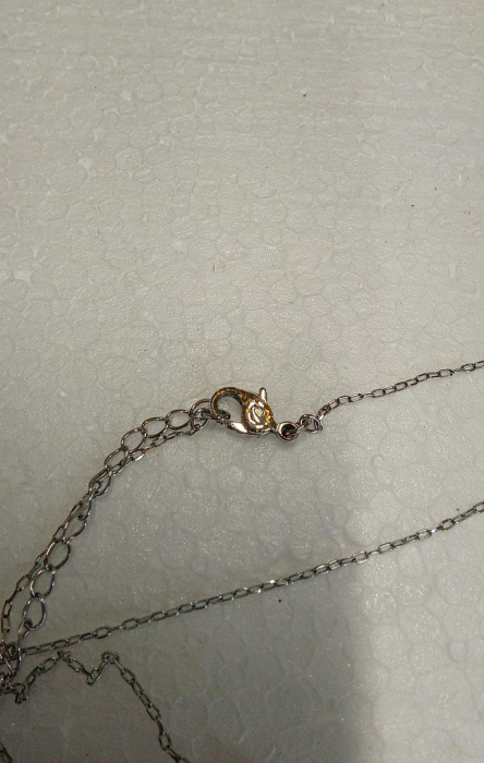 Colier Swarovski Stilla Attract, taietura rotunda, alb, placat cu rodiu [3]