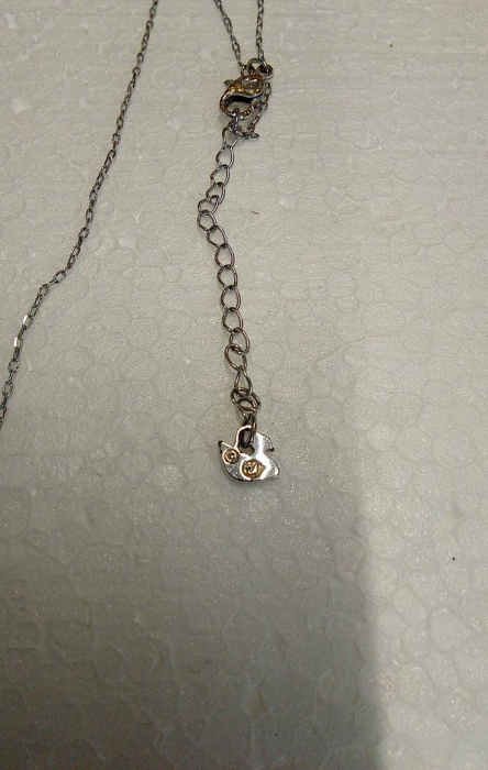 Colier Swarovski Stilla Attract, taietura rotunda, alb, placat cu rodiu [4]