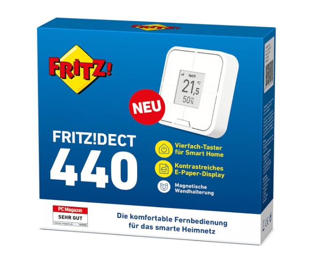 Comutator AVM Fritz DECT 440 pentru Smart Home, compatibil cu FRITZ!Box, alb [8]