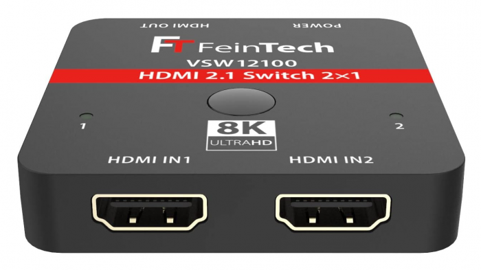 Comutator FeinTech VSW12100 Switch HDMI 2.1, 2 in 1, pentru Xbox PS5 [4]