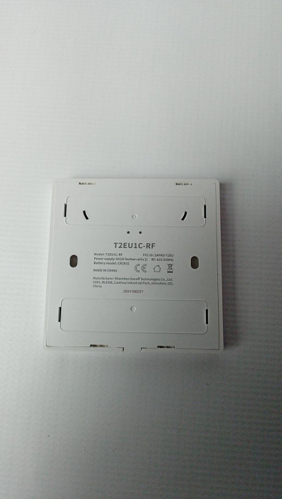 Comutator Wi-Fi Sonoff T2EU1C-RF cu 1 canal, 433 MHz, Semnal RF, Alb [3]