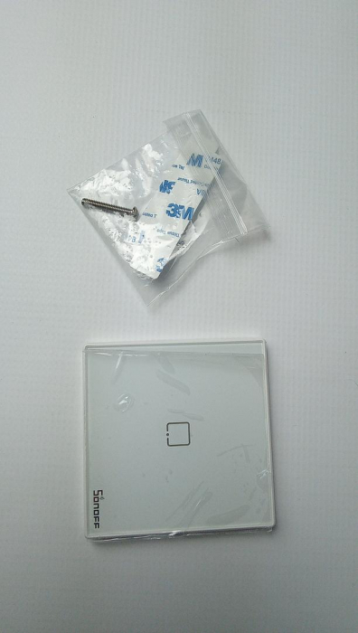 Comutator Wi-Fi Sonoff T2EU1C-RF cu 1 canal, 433 MHz, Semnal RF, Alb [2]