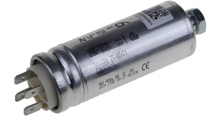 Condensator pornire motor pentru uscator rufe, 9µF, BEKO 2807961400 [2]