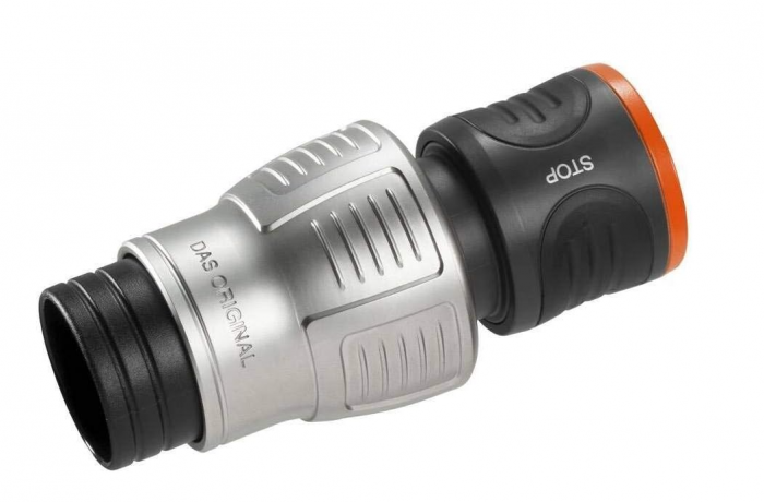 Conector, Mufa conectoare Gardena Premium cu stop pentru furtun 19 mm (3/4"), 18254-20 [5]