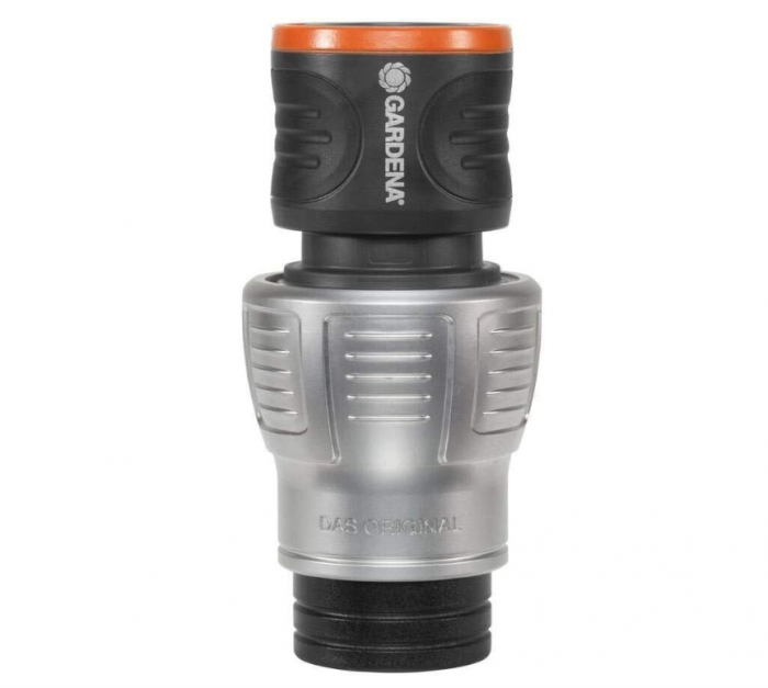 Conector, Mufa conectoare Gardena Premium cu stop pentru furtun 19 mm (3/4"), 18254-20 [6]