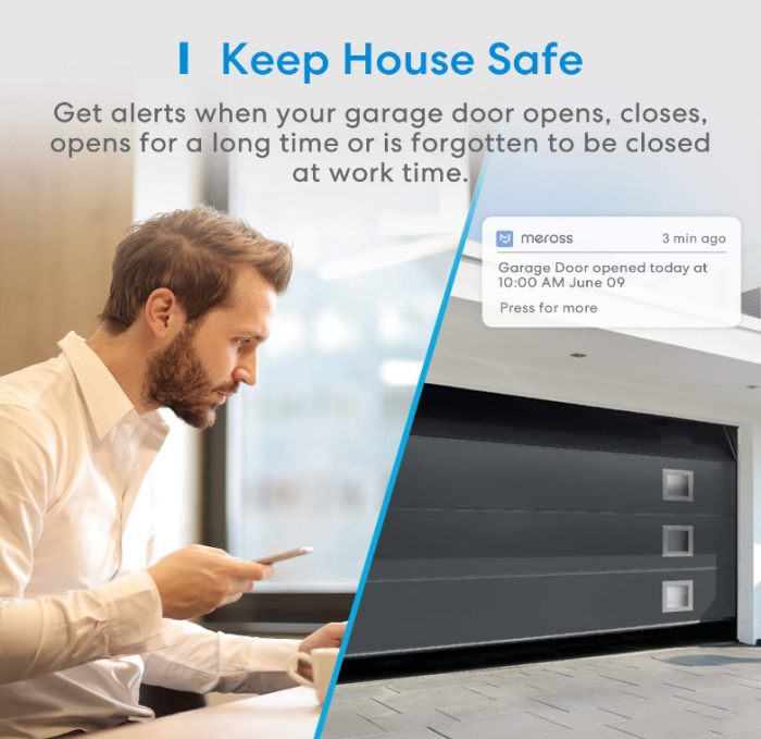 Controler pentru uși de garaj Wi-Fi Meross [4]
