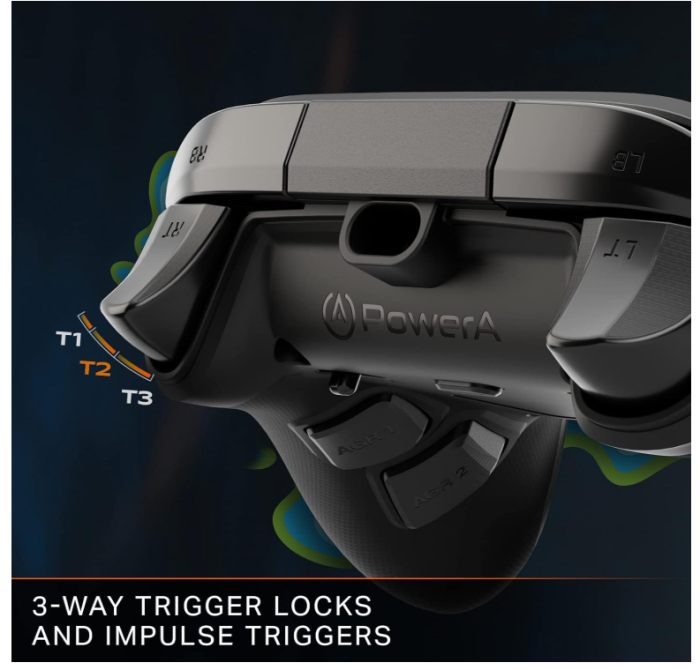 Controller cu fir PowerA FUSION Pro 3 pentru Xbox Series X|S, Negru [7]