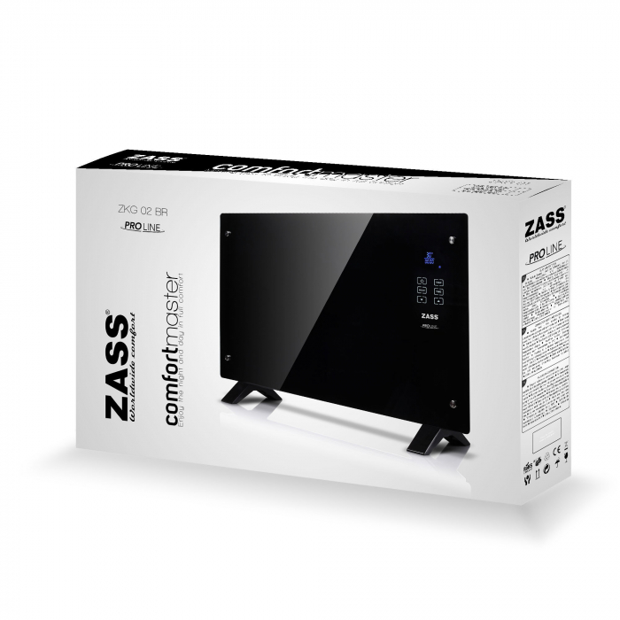 Convector Electric din sticla Zass ZKG 02 BR 2000W [5]