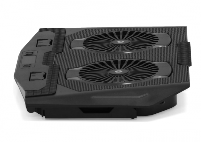 Cooler laptop gaming A+ CICN10, 17", dual USB [8]