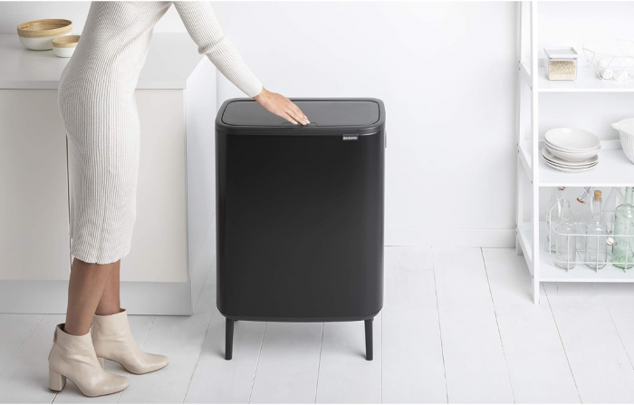 Cos de gunoi Brabantia Bo Touch Bin HI, 60L, negru mat [2]