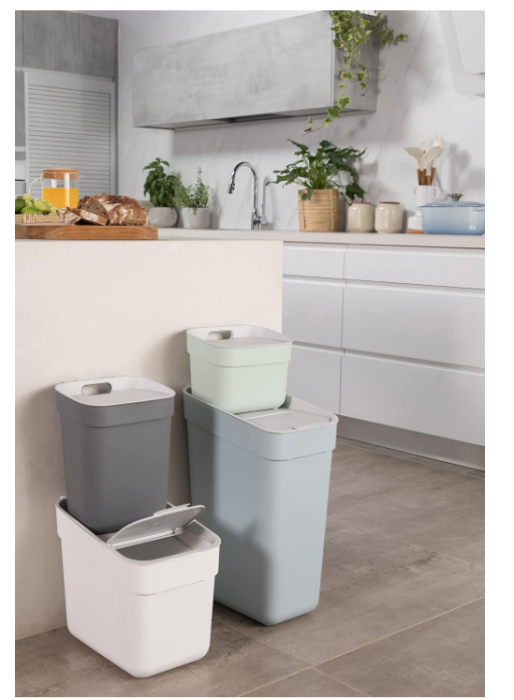 Coș de gunoi Curver Ready To Collect, 5L, gri închis [8]