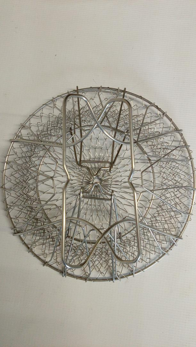 Coș din sârmă pentru salată Mali's 10591 pentru clătire, pliabil, oțel inoxidabil [2]