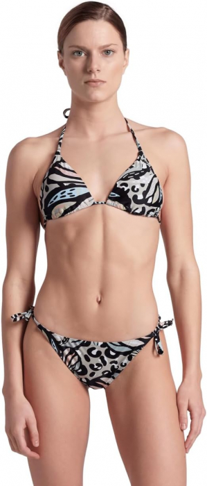 Costum Baie Femei Arena Water Print String Bikini Triangle, XS [1]