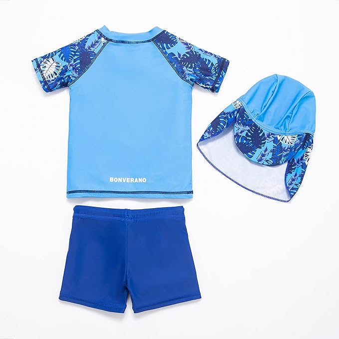 Costum de baie cu protecție solară Soui pentru bebeluși, UV 50+, 12-18 luni, albastru, 80/86 [2]