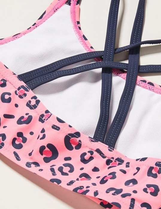 Costum de baie din 2 piese pentru fete Playshoes, protectie UV, roz, 98/104, 3-4 ani [4]