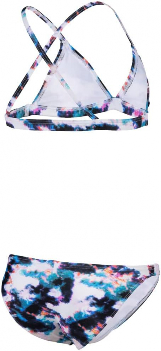 Costum de baie din două piese pentru fete ARENA Tie And Dye Bikini Triangle, 8-9 ani [2]