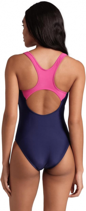 Costum de baie intreg pentru femei Arena Control Pro Back Graphic, bleumarin/roz, 36 [2]