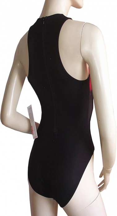 Costum de baie intreg pentru femei Solar Dry Weave 880525, negru/roz, marime 38 [3]