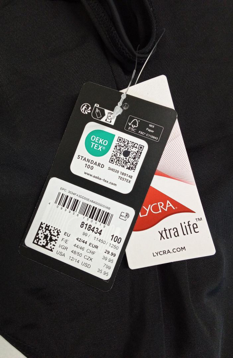 Costum de baie intreg pentru femei Ulla Popken 818434, negru, 42/44 [2]