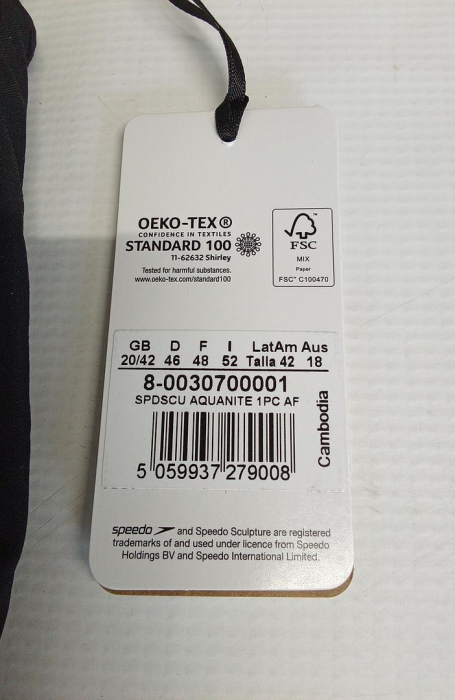 Costum de baie Speedo Shaping Aquanite pentru femei, FR 46 [2]