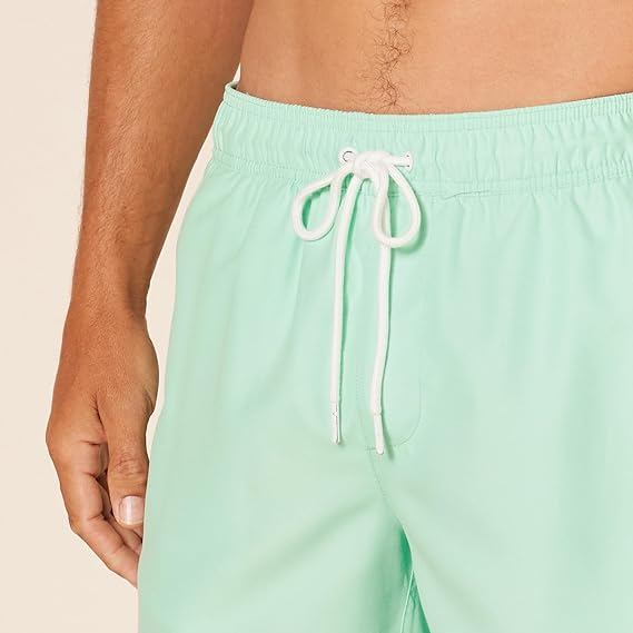 Costum de baie pentru bărbați, cu uscare rapidă, Amazon Essentials, Marimea S [7]