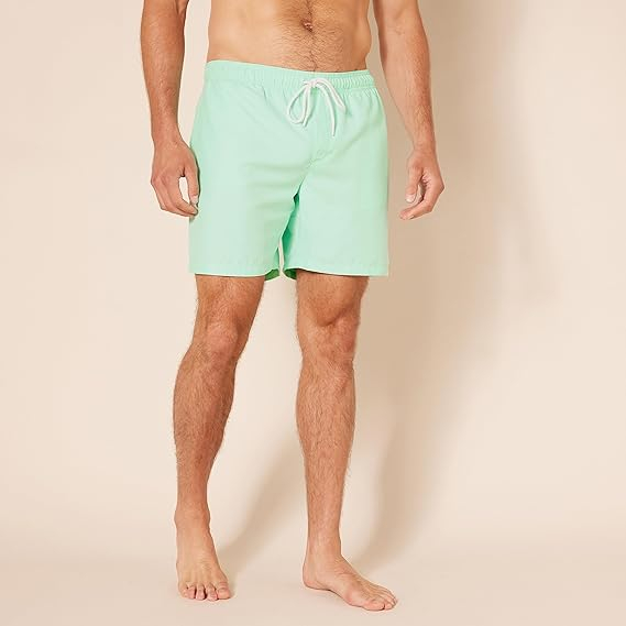 Costum de baie pentru bărbați, cu uscare rapidă, Amazon Essentials, Marimea S [9]