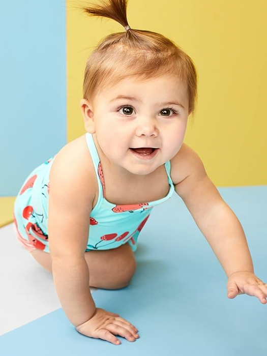 Costum de baie pentru bebelusi Simple Joys by Carter's, model cu fructe, 12 luni [3]