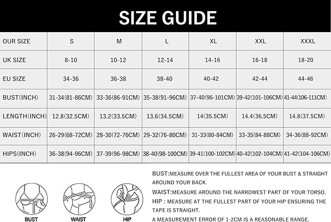 Costum de baie pentru femei Adigaber, 2 piese, slip cu talie inalta, roz, M [6]